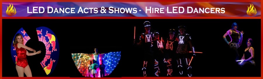 LED Dance Acts Shows Hire LED Dancers